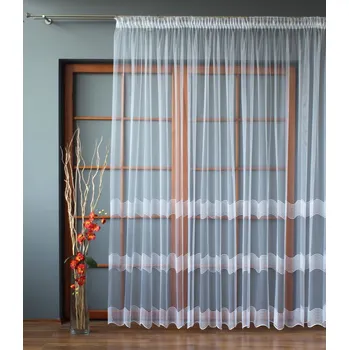 Voálová záclona Elektra obšití okrajů 280