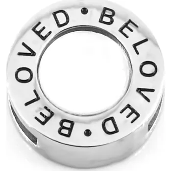 Přívěsek BRUNOshop.cz Přívěsek na plochý náramek MILOVANÝ PERLEŤOVÝ