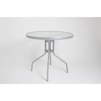 Zahradní dekorace Stůl zahradní stříbrný