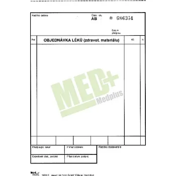 Objednávka léků (zdravot. materiálu)