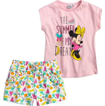 Dívčí komplet DISNEY MINNIE FRUIT růžový Velikost: 116