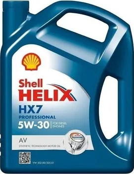 Motorový olej Shell Helix HX7 Professional AV 5W-30 4 l