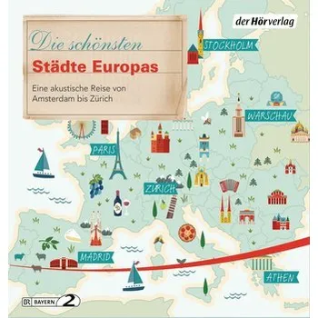 Literární cestopis Die schönsten Städte Europas - Schairer, Florian