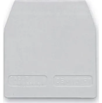 Elektronická součástka Koncová přepážka pro svorky Cabur CBC.2-4-6-10 šedá CB061GR CBC.2-10/PT/GR