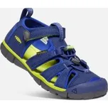 Keen Seacamp II CNX K blue depths/chartreuse US 12 / EU 30,0 / UK 11 / 18,5 cm; Modrá sandály + DÁREK DLE VÝBĚRU!