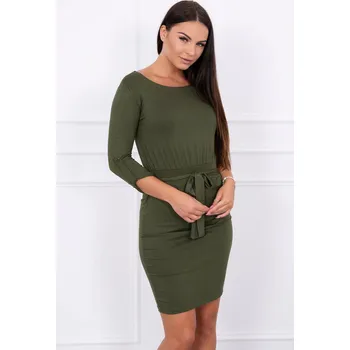 Dámské šaty Glara Přiléhavé dámské šaty s páskem 623791