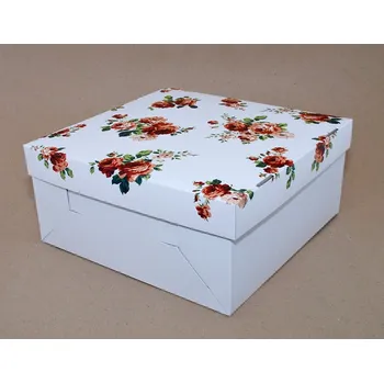 Svatební dekorace Krabice svatební 2626 Růžičky