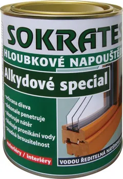 Lak na dřevo Sokrates Lazury Forte Napouštědlo speciál 0,7 kg