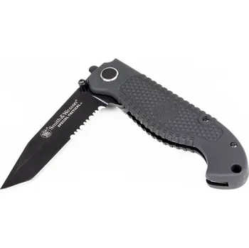 Bojový nůž Nůž S W Special Tactical zavírací TANTO KOMBI ČERNÝ