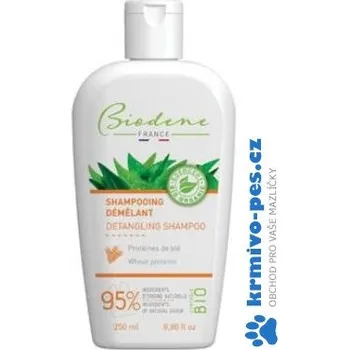 Kartáč pro zvířata Francodex Šampon Biodene na zacuchanou srst u psů 250ml