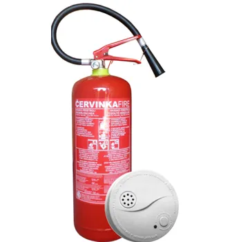 Hasicí přístroj Traiva A1 Hasicí přístroj + detektor HP práškový 6 kg