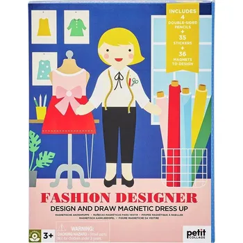 Magnetická kreslící tabulka Petit Collage Magnetické oblékání šatů