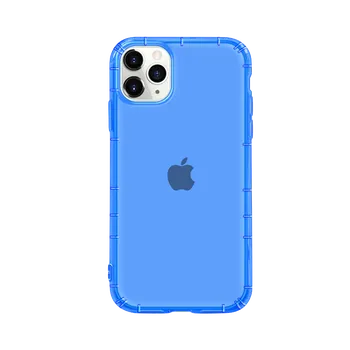 Pouzdro na mobilní telefon Neonový Anti shock Silikonový obal iPhone 11 Pro MAX Barva: Modrá