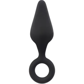 Anální kolík ŠTÍHLÝ ANÁLNÍ KOLÍK SILIKONOVÝ PLUG S ÚCHYTEM - 72897733