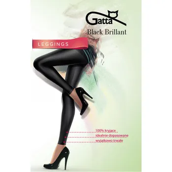 Dámské erotické punčochy Gatta Leggings Black Brillant Velikost M