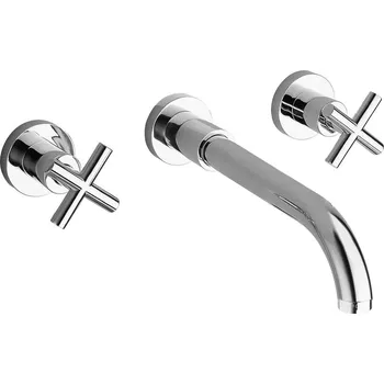 Vodovodní baterie Sapho AXIA podomítková tříprvková umyvadlová baterie, chrom