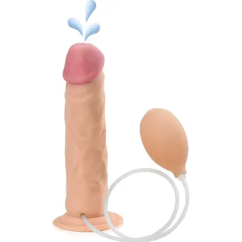 Dildo DILDO S EJAKULACÍ, REALISTICKÝ PENIS PRO NEDOČKAVOU ŠTĚRBINKU - 724230
