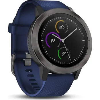 Příslušenství k chytrým hodinkám eses Silikonový vzorovaný řemínek 20 mm - Velikost L, tmavě modrý