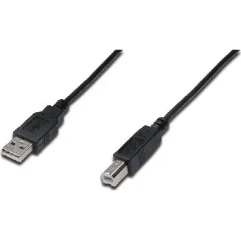 Kabel do PC Digitus AK-300105-030-S Připojovací, USB 2.0, typ A - B M / M, 3m, černý
