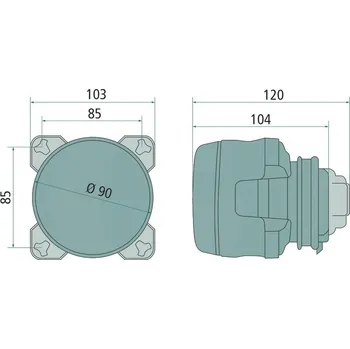 Přední světlomet Hella Hlavní světlomet pro Fendt, levý a pravý, G931901020150