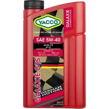 Motorový olej Yacco GALAXIE GTS 5W-40 *2l