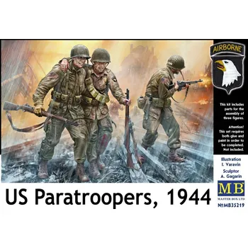 Plastikový model 1/35 US Paratroopers, 1944 (3 fig.)