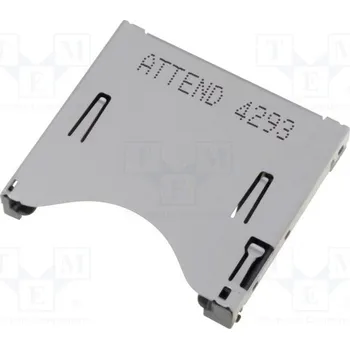 Čtečka paměťových karet Konektor: pro karty; SD; push-push; SMT; zlacený