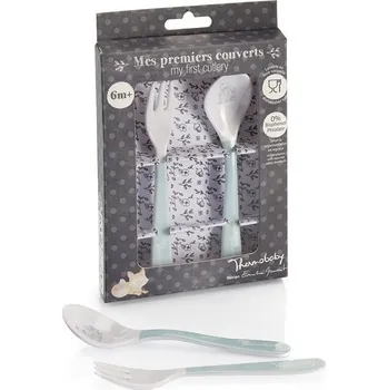 Vidlička s lžičkou Thermobaby Barva: Forest