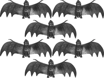 Party dekorace WIDMANN Gumoví netopýři 6 ks