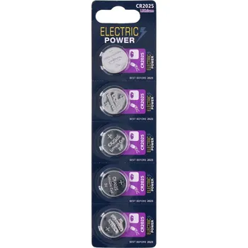 Článková baterie ELECTRIC POWER BATERIE CR2025 LITHIUM 3V 5KS