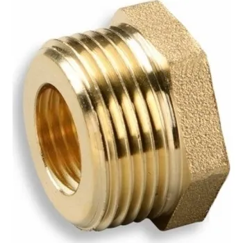 Ohřívač vody Mosazná redukce 1/2"x3/8"silnostěnná