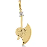 Lillian Vassago Zlatý přívěsek z kombinovaného zlata sekyra LLV01-GP024