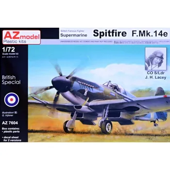 Plastikový model 1/72 Spitfire F.Mk.14e - J.H.Lacey (2x camo)