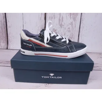Pánská obuv Obuv tenisky Tom Tailor sneakers modré se zipem pro snadné obouvání velikost: 36
