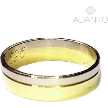 Prsten Zlatý prsten z kombinovaného zlata