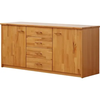 Komoda Komoda BMB kombi rádiusové hrany buk cink Buk masivní, Antracit