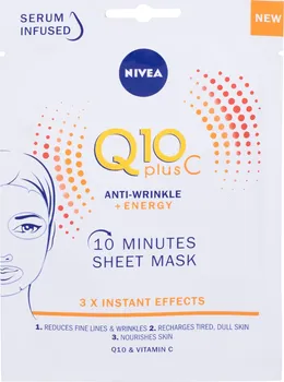 Pleťová maska Nivea Q10 Plus C 20 ml
