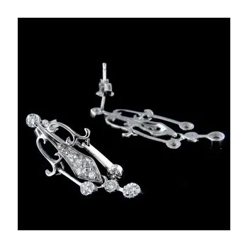 Náušnice Stříbrné náušnice na puzetu