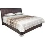 BLANAŘ Čalouněná postel Naty 180x200 Loft Brown