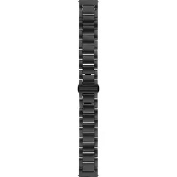 Řemínek na hodinky PVD Black Steel - Ocelový řemínek na hodinky