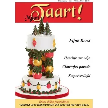 Jedlá dekorace na dort Mjam Taart! zima 2011