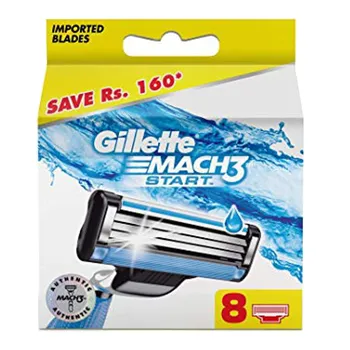 Gillette Mach3 Start náhradní břity 8 ks