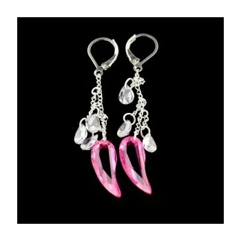 Náušnice Stříbrné náušnice s klasickým zapínáním