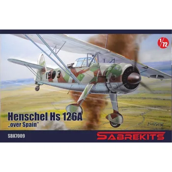 Plastikový model SabreKits 1/72 Hs 126 „Spain“