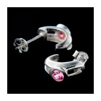 Náušnice Stříbrné náušnice na puzetu