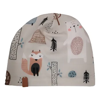 Kojenecká čepice Dino Dini Chlapecká přechodová čepice 2144 potisk Rozměr: 44