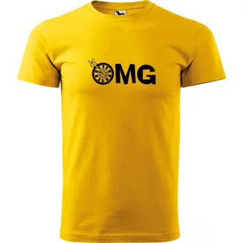Pánská móda Malfini Triko s potiskem - OMG - yellow - S