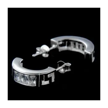 Náušnice Stříbrné náušnice na puzetu