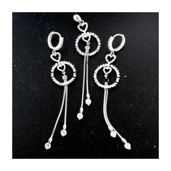 Souprava šperků Stříbrná souprava