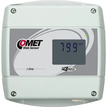Detektor CO Web Sensor Comet T5640 PoE snímač CO2 s výstupem na Ethernet